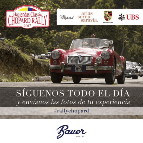 Rally Chopard, Síguenos todo el día