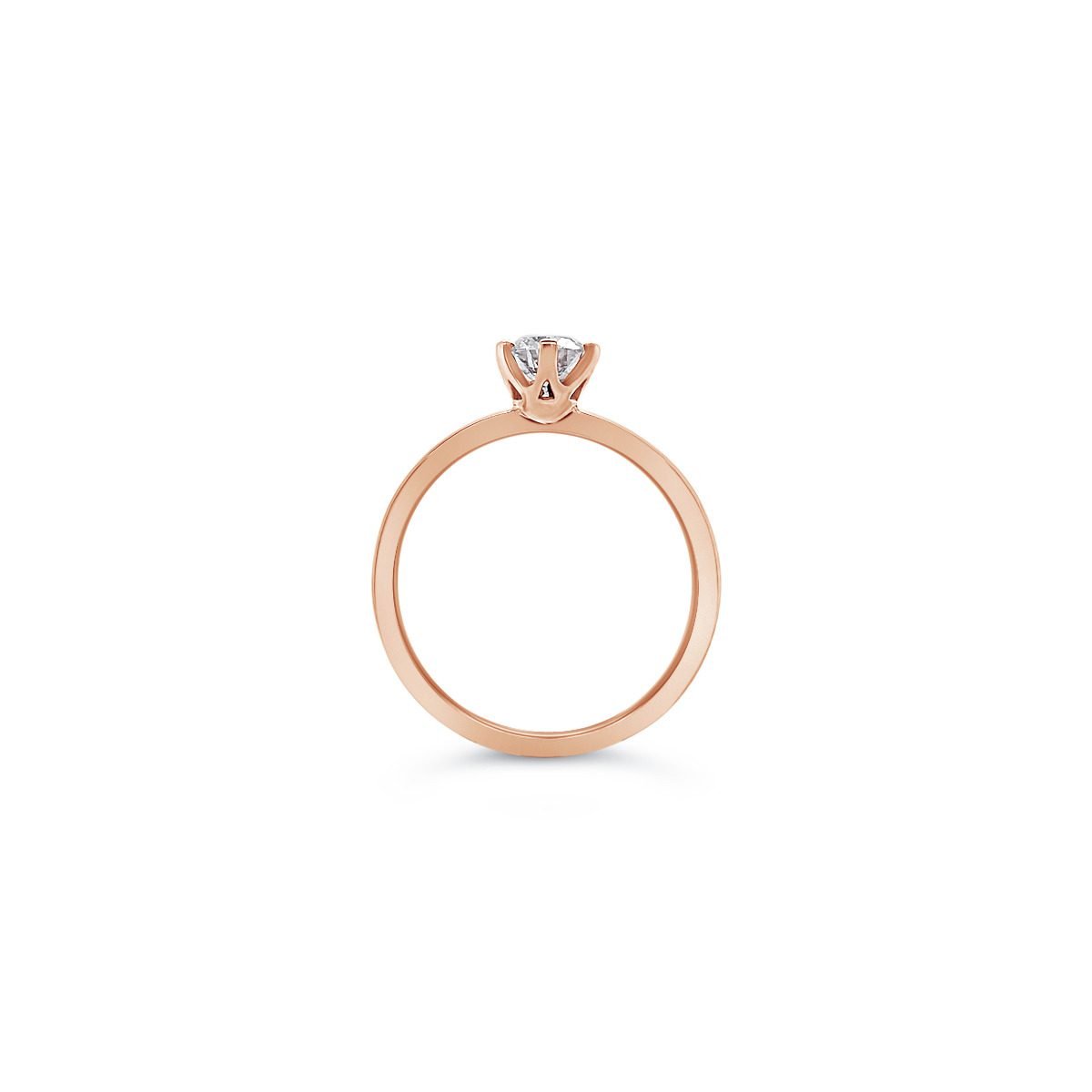 RENATA OR 2 Anillo de compromiso bauer de oro rosa y dianate - renata