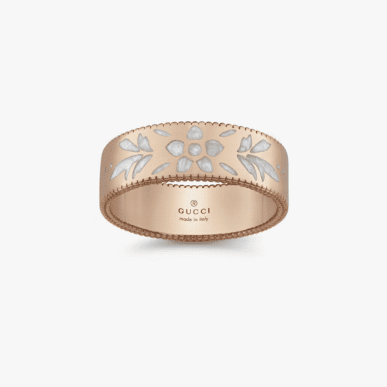 Anillo  Gucci Icon oro rosa 18K