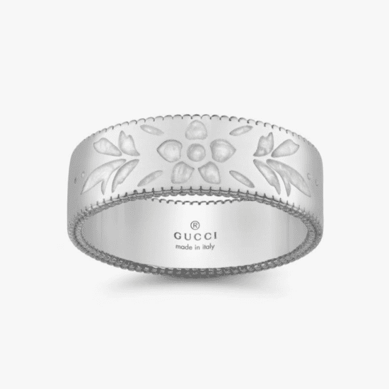 Anillo  Gucci Icon oro blanco 18K