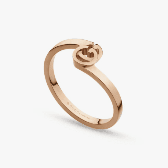 Anillo Gucci GG Running oro rosa 18K
