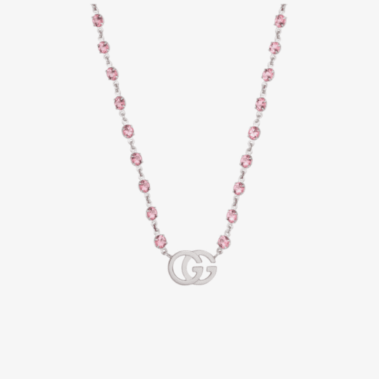 Collar Gucci GG Running oro amarillo 18K y topacio