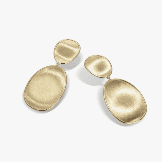 Aretes marco bicego lunaria oro amarillo 18k medianos
