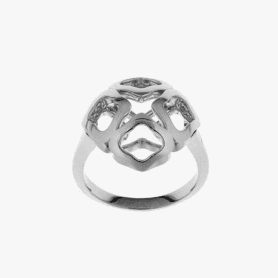 Anillo Chopard Joyería Imperiale oro blanco 18k sin piedras preciosas