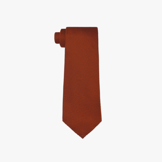 Corbata Chopard Roma jacquard naranja