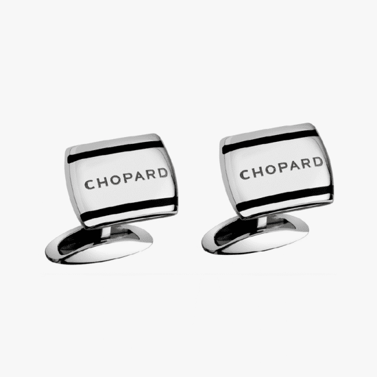 Mancornas Chopard Classic logo – Acero