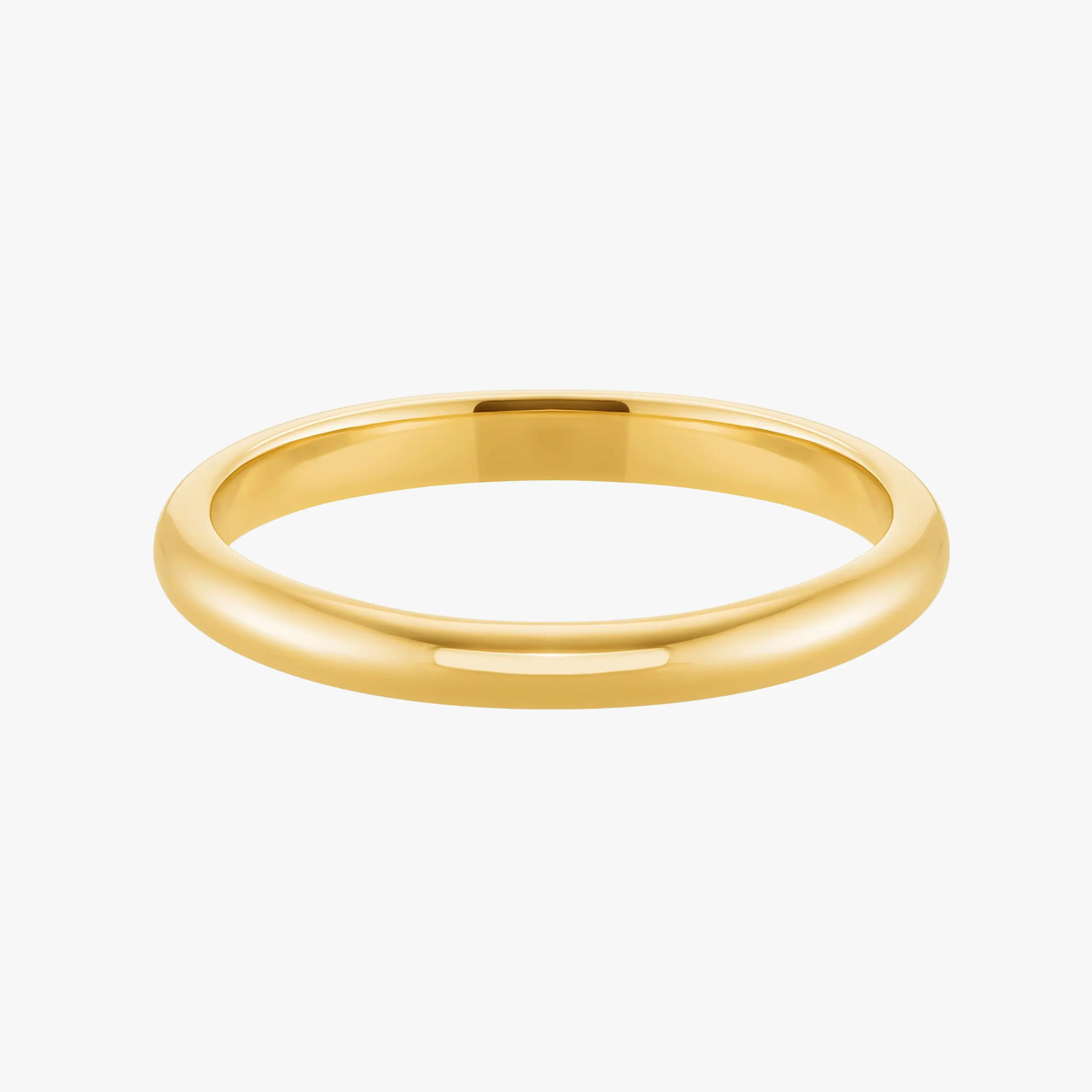 Argolla Redonda Oro Amarillo 1