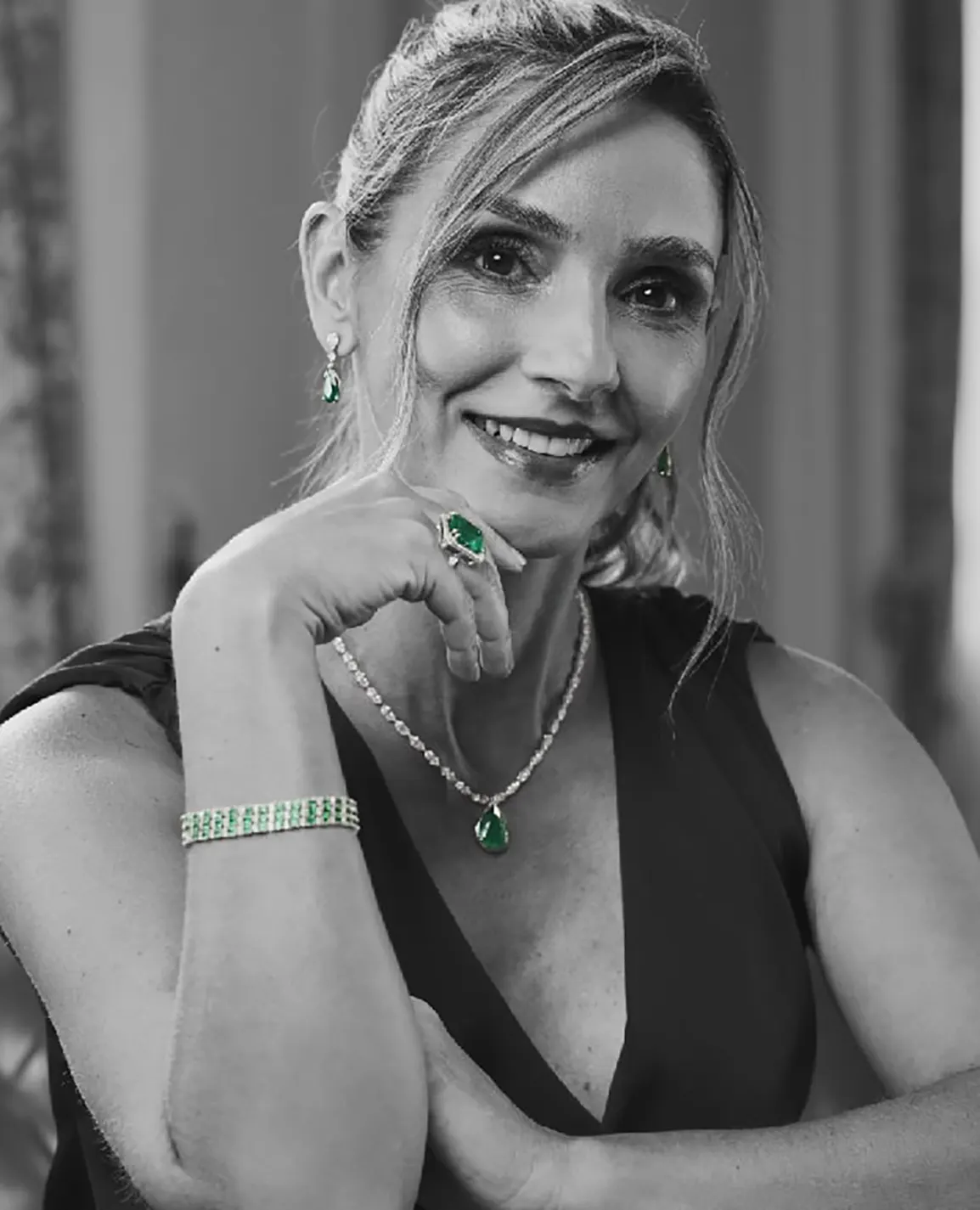 Bauer Esmeraldas 7 mujer esmeraldas alta joyeria bauer colombianas