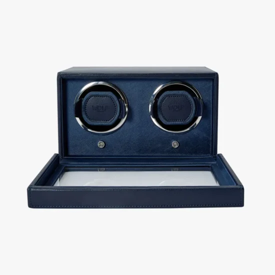 Rotor doble Wolf Cub cuero azul