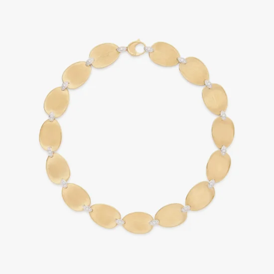Collar de hojas Marco Bicego Lunaria oro amarillo 18K y diamantes